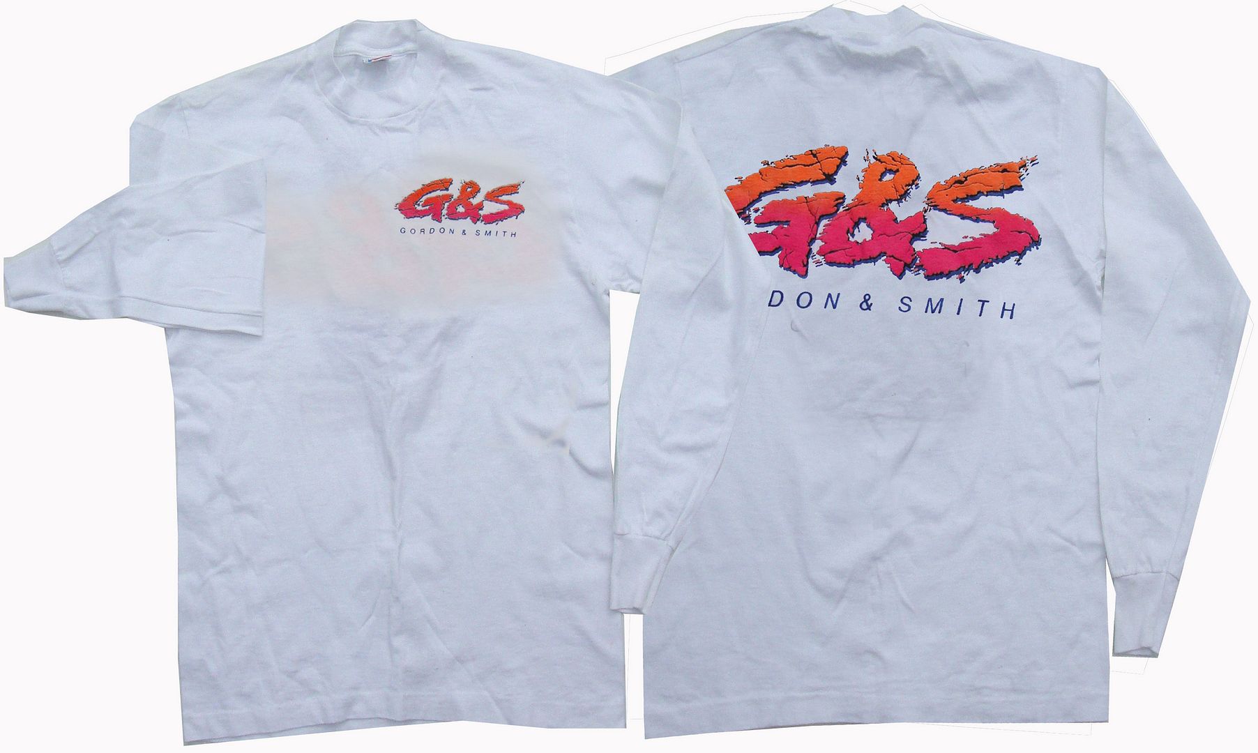 G&S / Gordon & Smith L.S. Vintage Surf Tee Original 80s Surfing SWP